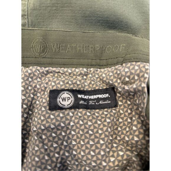 Weatherproof Men’s Shorts Sz. 38 Olive Green - Picture 7 of 7